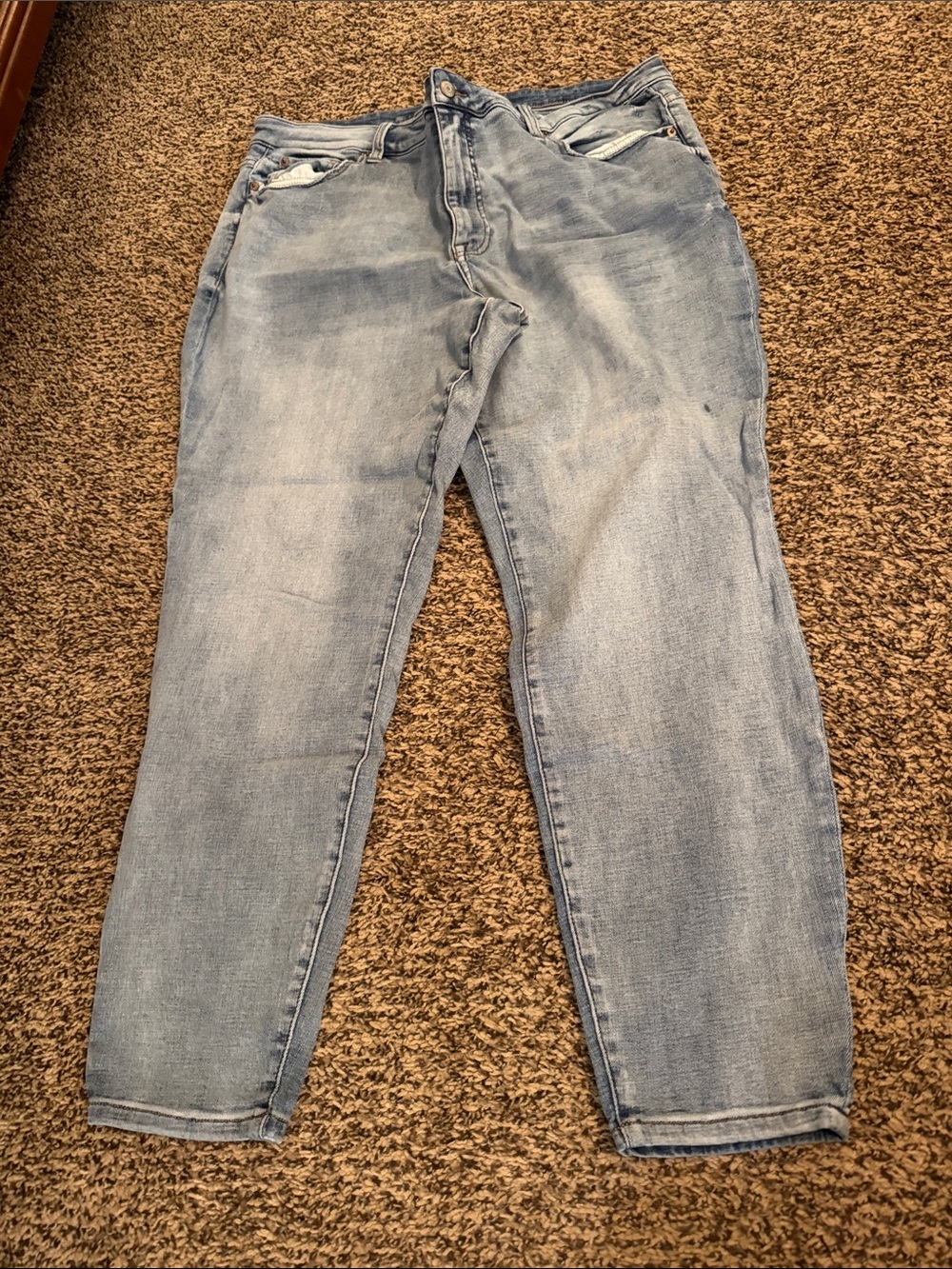 pistola Light Wash Relaxed Straight Jeans
